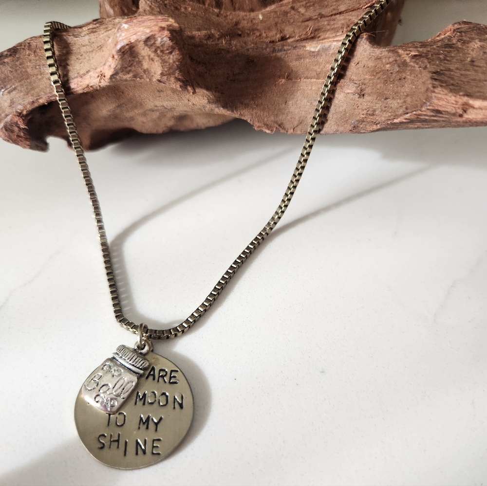 Bourban And Boots You Are The Moon To My Shine Necklace - Picture 4 of 7